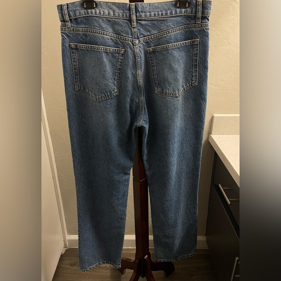 Reformation Cynthia High Rise Straight Cropped Wash Colorado size 31 - Picture 14 of 17